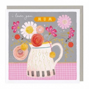 Love You Mum Greetings Card